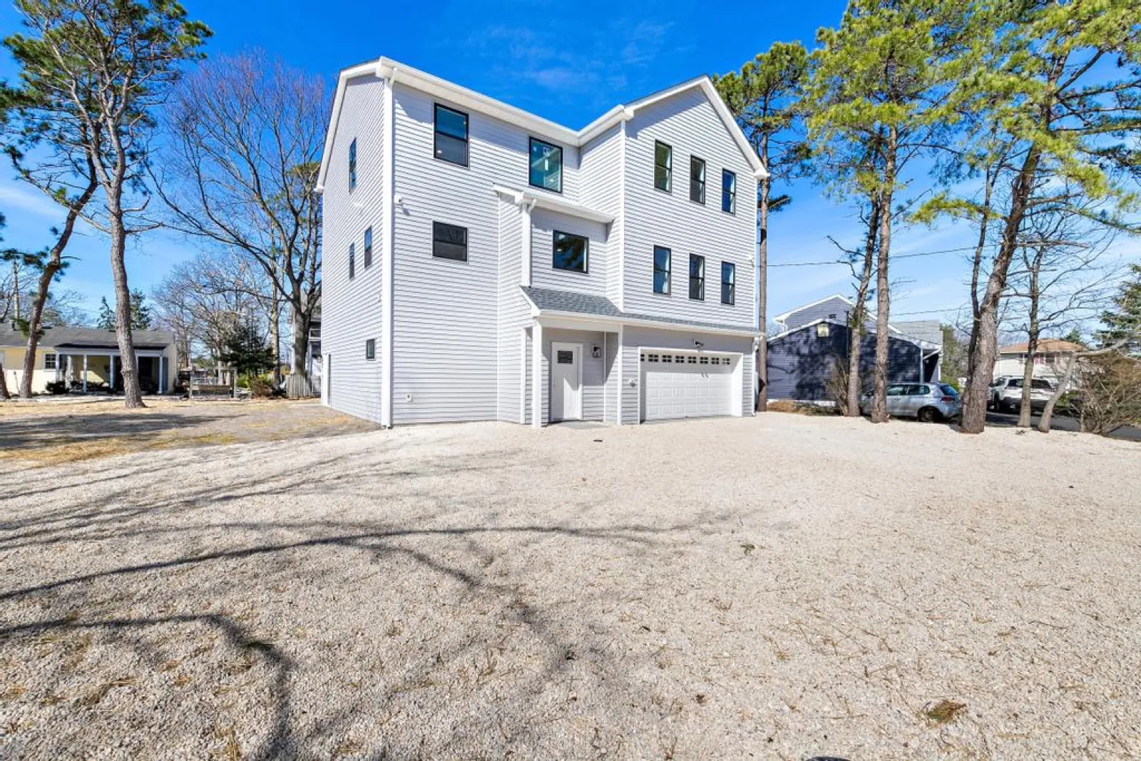 Brick Township custom home by H&N Custom Homes Marine custom home front elevation — Brick Township, Ocean County New Jersey, custom home builder H&N Custom Homes