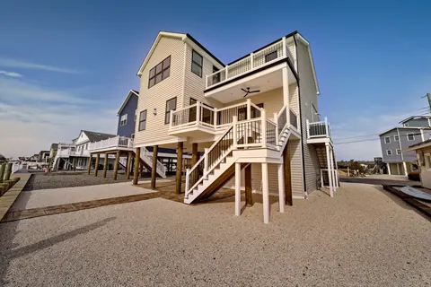 Marine custom home exterior — Little Egg Harbor, Ocean County New Jersey, built by H&N Custom Homes