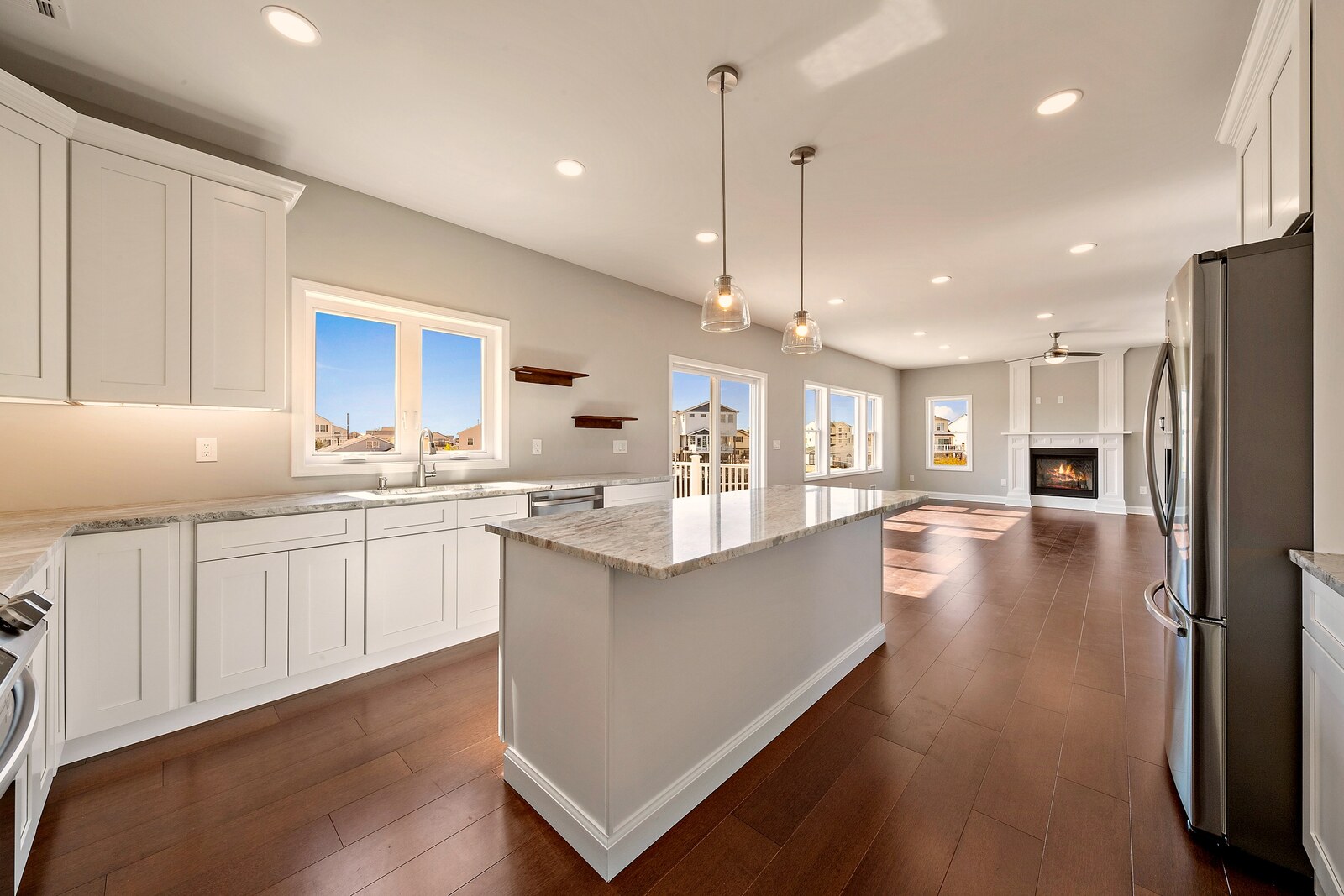 Waterfront custom home interior, Little Egg Harbor NJ