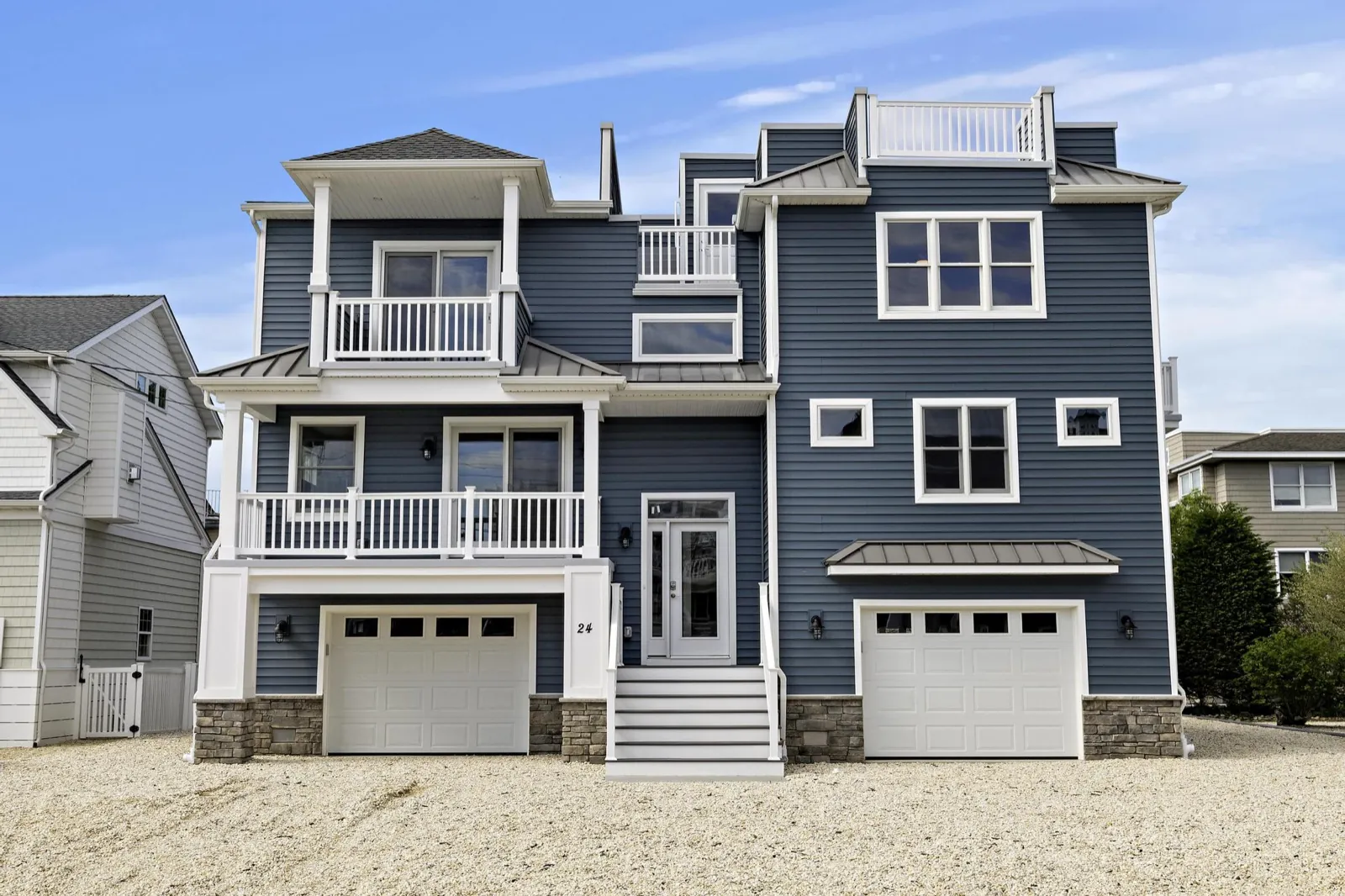 Island custom home built by H&N Custom Homes in Long Beach Township, Ocean County NJ
