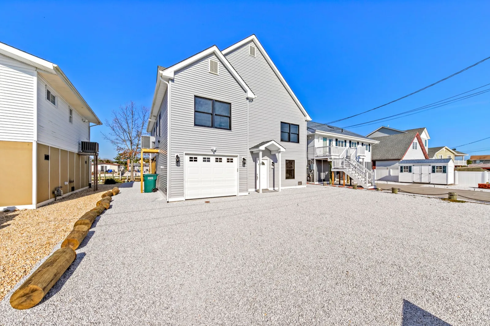 Little Egg Harbor custom home by H&N Custom Homes Marine custom home front elevation — Little Egg Harbor, Ocean County New Jersey, custom home builder H&N Custom Homes